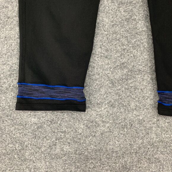 Lucy Capri Legging Womens M Medium Black Low Rise Pull On Athletic Crop Stretch - Picture 4 of 12
